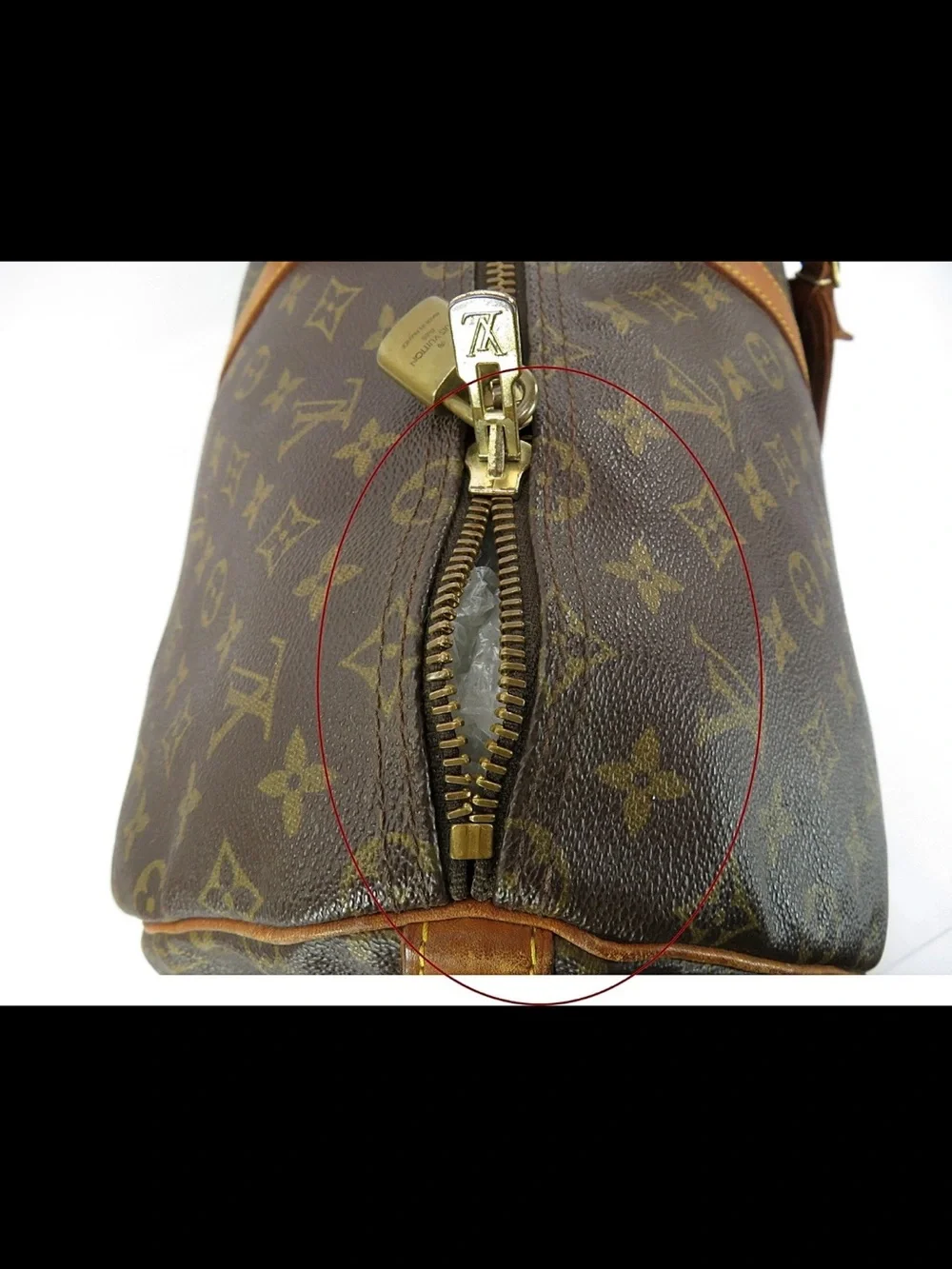 Louis Vuitton Monogram Canvas Keepall Bandoulière Duffle - Brown & Tan